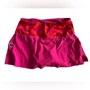 Zoot Vibrant Pink and Orange Mini Skort
